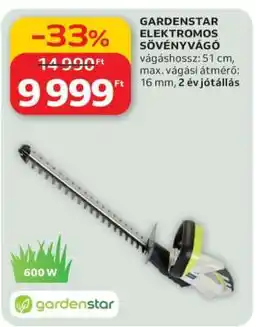 Auchan GARDENSTAR ELEKTROMOS SÖVÉNYVÁGÓ ajánlat