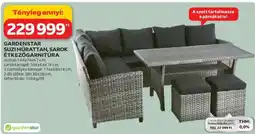 Auchan GARDENSTAR SUZIMŰRATTAN, SAROK ÉTKEZŐGARNITÚRA ajánlat