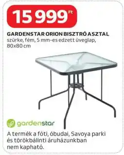 Auchan GARDENSTAR ORION BISZTRÓ ASZTAL ajánlat