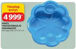 Auchan NAGY, VIRÁGFORMÁJÚ HOMOKOZÓ ajánlat