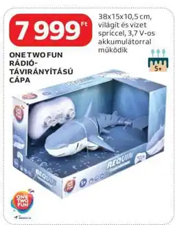 Auchan ONE TWO FUN RÁDIÓ-TÁVIRÁNYÍTÁSÚ CÁPA ajánlat