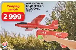 Auchan ONE TWO FUN FOAM REPÜLŐ KILÖVŐVEL ajánlat
