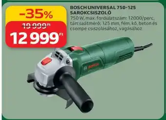 BOSCH UNIVERSAL 750-125 SAROKCSISZOLÓ