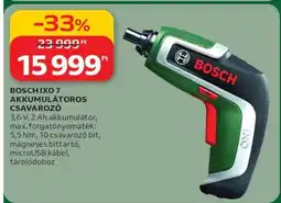 Auchan BOSCH IXO 7 AKKUMULÁTOROS CSAVAROZÓ ajánlat