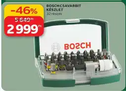 Auchan BOSCH CSAVARBIT KÉSZLET ajánlat