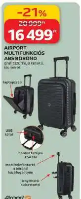Auchan Airport Multifunkciós ABS Bőrönd ajánlat