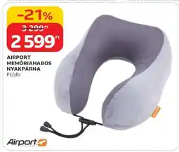 Auchan AIRPORT MEMÓRIAHABOS NYAKPÁRNA ajánlat
