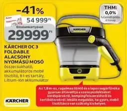 Auchan KÄRCHER OC 3 FOLDABLE ALACSONY NYOMÁSÚ MOSÓ ajánlat