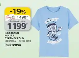 Auchan INEXTENSO MINTÁS GYERMEK PÓLÓ ajánlat