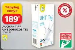 Auchan Auchan Tipp UHT Dobozos Tej ajánlat