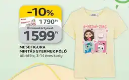 Auchan Mesefigura Mintás Gyermek Póló ajánlat