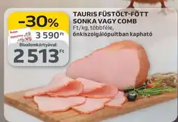Auchan TAURIS FÜSTÖLT-FŐTT SONKA VAGY COMB ajánlat