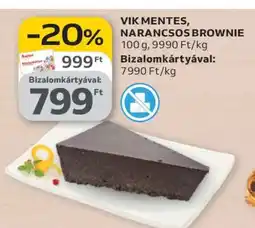 Auchan VIK MENTES, NARANCSOS BROWNIE ajánlat