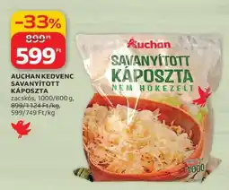 Auchan AUCHAN KEDVENC SAVANYÍTOTT KÁPOSZTA ajánlat