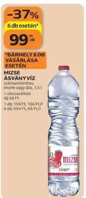 Auchan Mizse ásványvíz ajánlat
