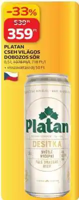 Auchan PLATAN CSEH VILÁGOS DOBOZOS SÖR ajánlat