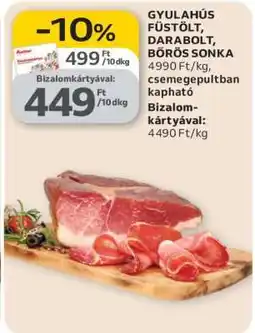 Auchan GYULAHÚS FÜSTÖLT, DARABOLT, BÓRÖS SONKA ajánlat