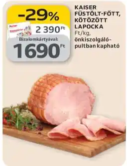 Auchan KAISER FÜSTÖLT-FŐTT, KÖTÖZÖTT LAPOCKA ajánlat