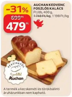 Auchan AUCHAN KEDVENC FOSZLÓS KALÁCS ajánlat