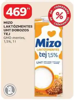 Auchan Mizo Laktózmentes UHT Dobozos Tej ajánlat