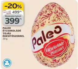 Auchan PALEO ÉTCSOKOLÁDÉ TOJÁS ÉDESÍTŐSZERREL ajánlat