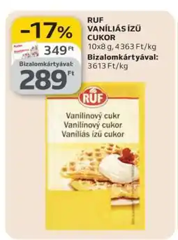 Auchan RUF VANÍLIÁS ÍZŰ CUKOR ajánlat