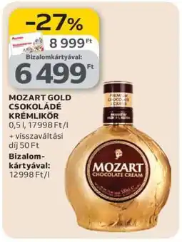 Auchan MOZART GOLD Csokoládé krémlikőr ajánlat