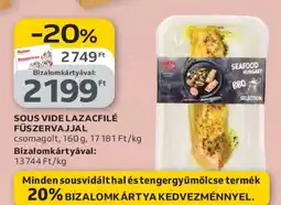Auchan SOUS VIDE LAZACFILÉ FŰSZERVAJJAL ajánlat