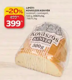 Auchan LIPÓTI KOVÁSZOS KENYÉR ajánlat