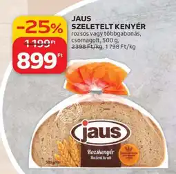 Auchan JAUS SZELETELT KENYÉR ajánlat