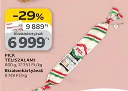 Auchan PICK Téliszalámi ajánlat