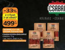 Auchan CSABAI SZÁRAZKOLBÁSZ ajánlat
