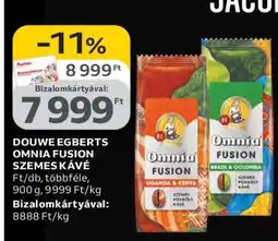 Auchan DOUWE EGBERTS OMNIA FUSION SZEMES KÁVÉ ajánlat