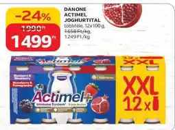 Auchan Danone Actimel joghurtital ajánlat