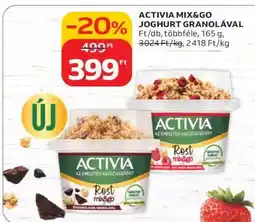 Auchan ACTIVIA MIX&GO JOGHURT GRANOLÁVAL ajánlat