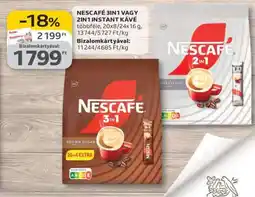 Auchan NESCAFÉ 3IN1 VAGY 2IN1 INSTANT KÁVÉ ajánlat