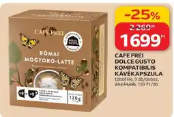 Auchan CAFE FREI Dolce Gusto kompatibilis kávékapszula ajánlat