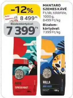 Auchan MANTARO Szemes kávé ajánlat