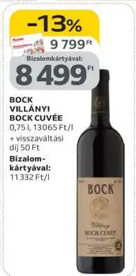 Auchan BOCK VILLÁNYI BOCK CUVÉE ajánlat
