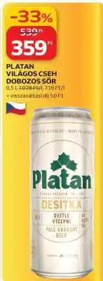 Auchan PLATAN VILÁGOS CSEH DOBOZOS SÖR ajánlat