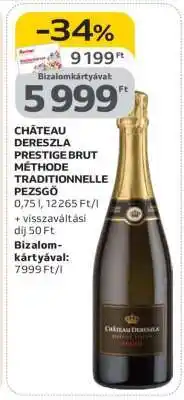 Auchan CHÂTEAU DERESZLA PRESTIGE BRUT MÉTHODE TRADITIONNELLE PEZSGŐ ajánlat