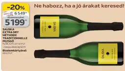 Auchan SAUSKA EXTRA DRY MÉTHODE TRADITIONNELLE PEZSGŐ ajánlat