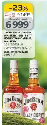 Auchan JIM BEAM BOURBON WHISKEY, ÍZESÍTETT, HONEY VAGY APPLE WHISKEY ajánlat