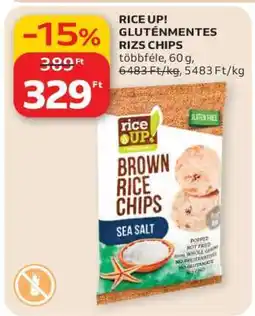 Auchan RICE UP! GLUTÉNMENTES RIZS CHIPS ajánlat