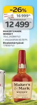 Auchan Maker's Mark Whisky ajánlat