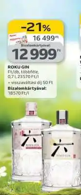 Auchan Roku Gin ajánlat