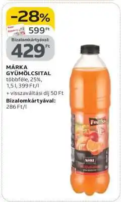 Auchan MÁRKA Gyümölcsital ajánlat