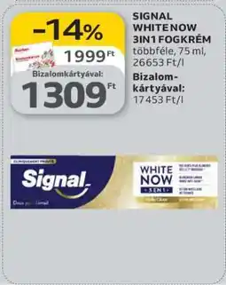 Auchan SIGNAL WHITE NOW 3IN1 FOGKRÉM ajánlat
