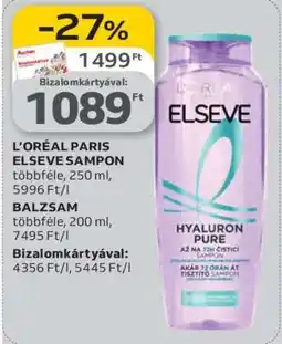 Auchan L'Oréal Paris Elseve Sampon ajánlat