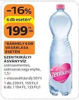 Auchan SZENTKIRÁLYI Ásványvíz ajánlat